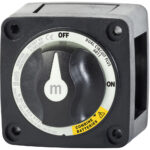 Dual circuit battery switch for marine use