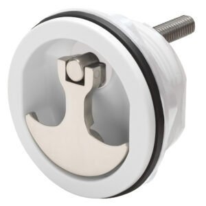 Cam latch with stainless steel finish