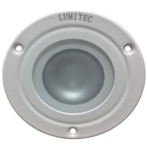 Round Lumitec LED light fixture