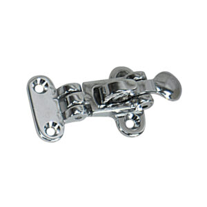 Chrome window latch for secure closure