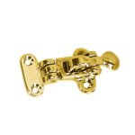 Gold door latch lock with screws
