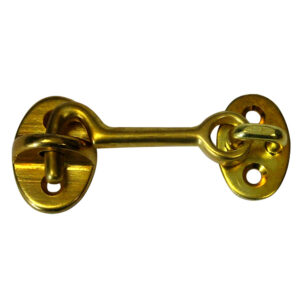 Brass latch hook for door security