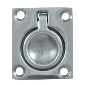 Stainless steel flush ring pull handle