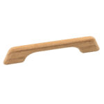 Wooden handle isolated on white background