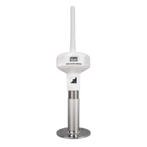Marine AIS GPS antenna with mast mount.