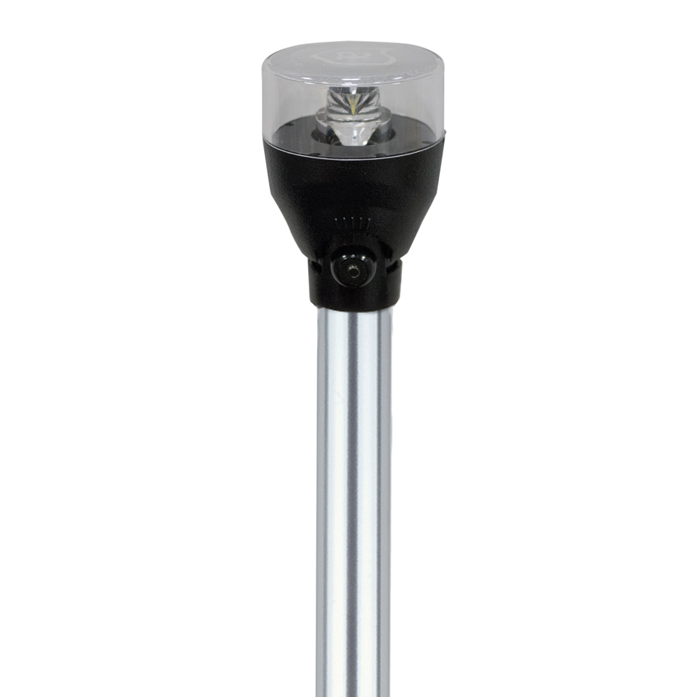 LED marine navigation light on pole