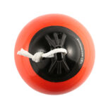 Red boat buoy with rope attachment