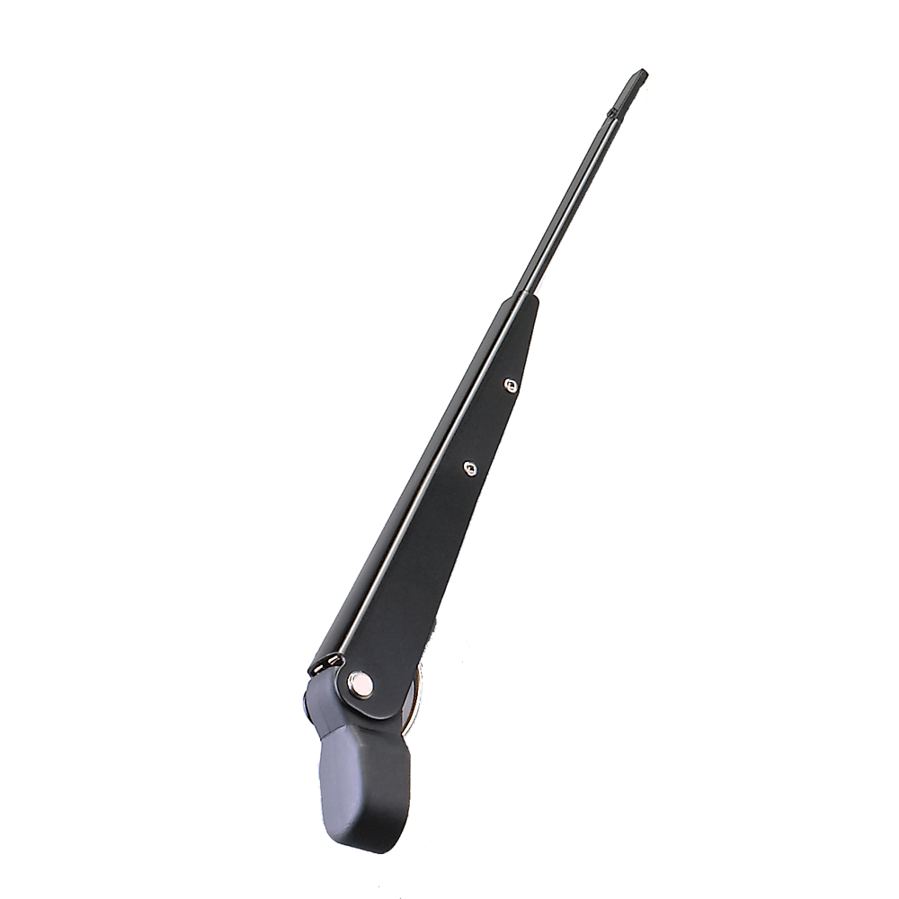 Black rear wiper arm on white background