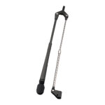 Bicycle kickstand with adjustable metal rod