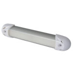 LED tube light with white end caps