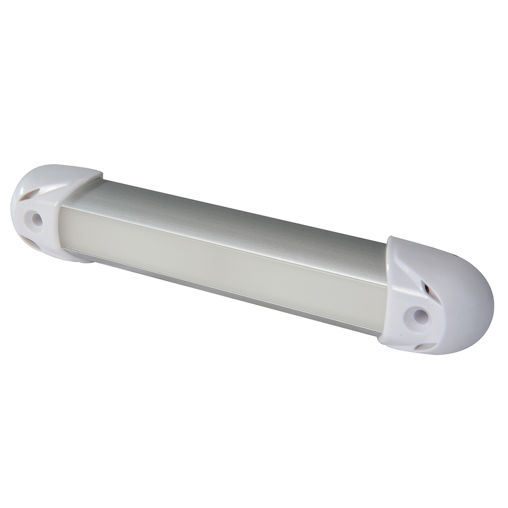 LED tube light with white end caps