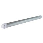 LED strip light with white plastic ends