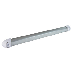 LED tube light on white background