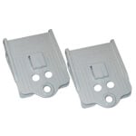 Pair of gray Fender Tender II clips