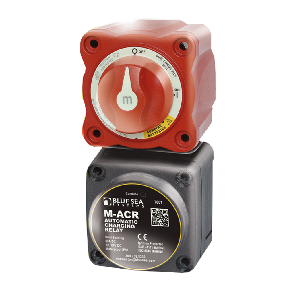 M-ACR automatic charging relay with red switch