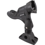Attwood rod holder, black, adjustable mount