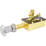 Gold electrical component, metal switch lever, industrial use.