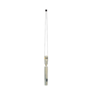 High-gain indoor TV antenna with sleek design.