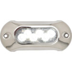 Stainless steel LED boat light fixture