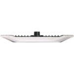 Side view of LED ceiling light fixture.