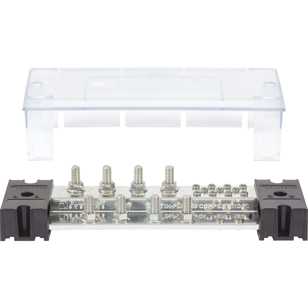 Blue Sea Systems busbar with protective cover