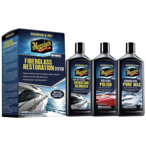 Meguiar's Fiberglass Restoration System for marine use.