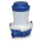 Blue and white pool filter pump device