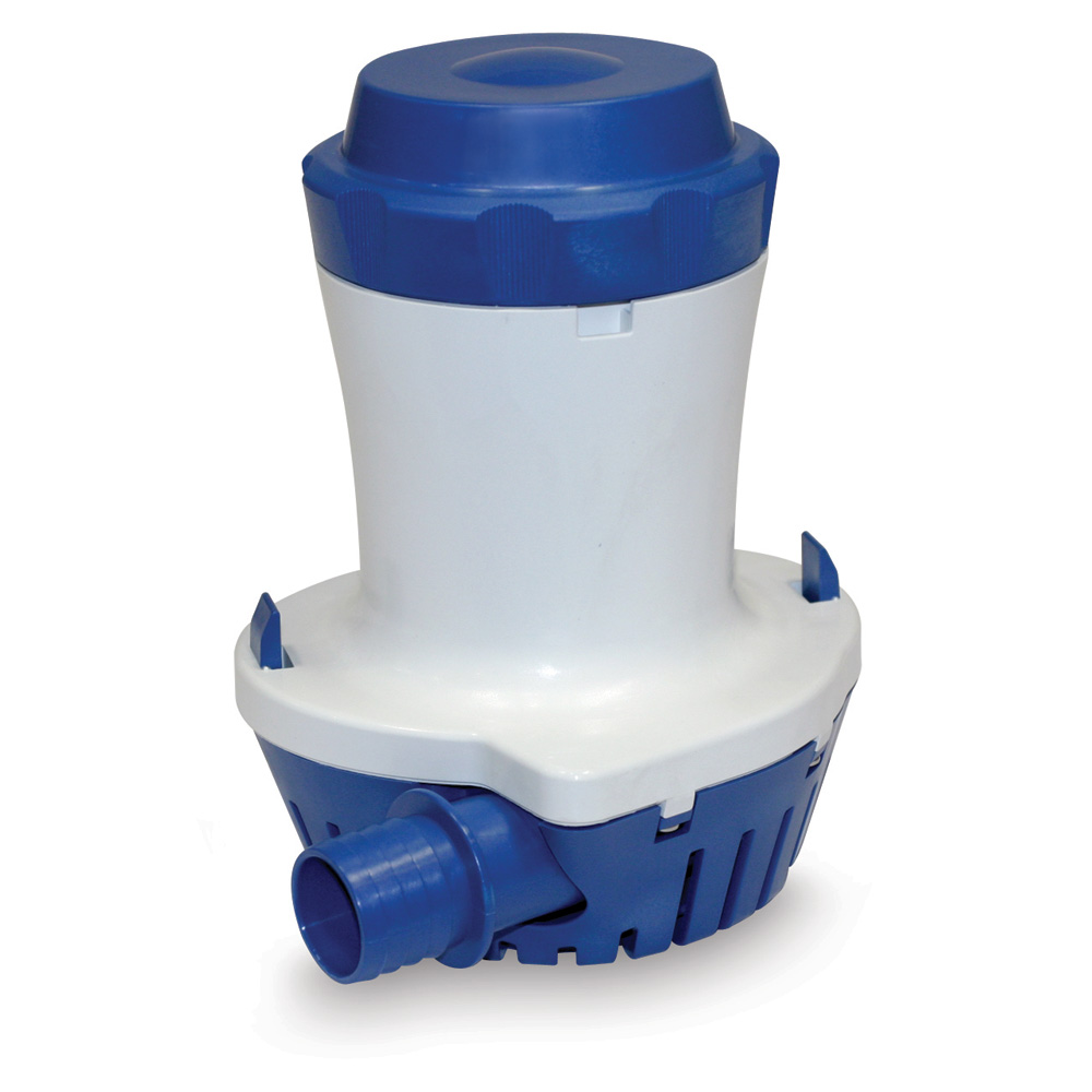 Blue and white pool filter pump device