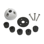 Marine cable seal kit with screws and gaskets.