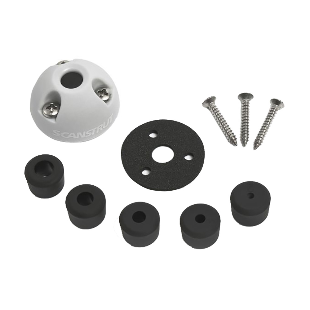Marine cable seal kit with screws and gaskets.