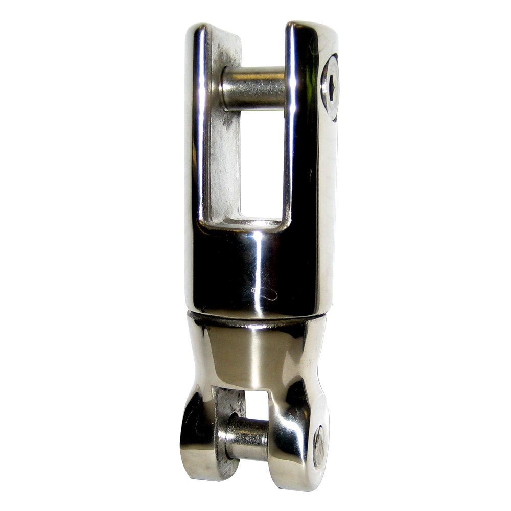 Stainless steel fork toggle for rigging.