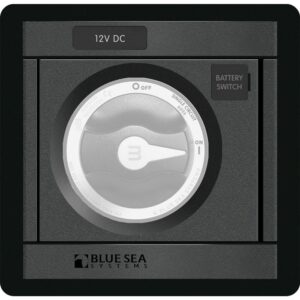 12V DC battery switch by Blue Sea Systems