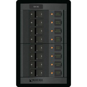 Blue Sea Systems 12V DC panel with switches