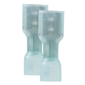 Clear insulated electrical connectors pair
