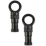 Two black Scotty oar locks for boats