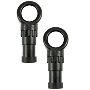 Two black Scotty oar locks for boats