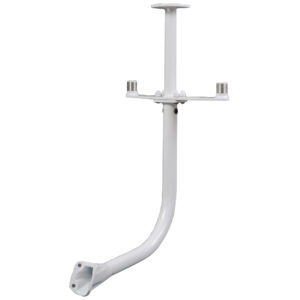 White metal TV ceiling mount bracket