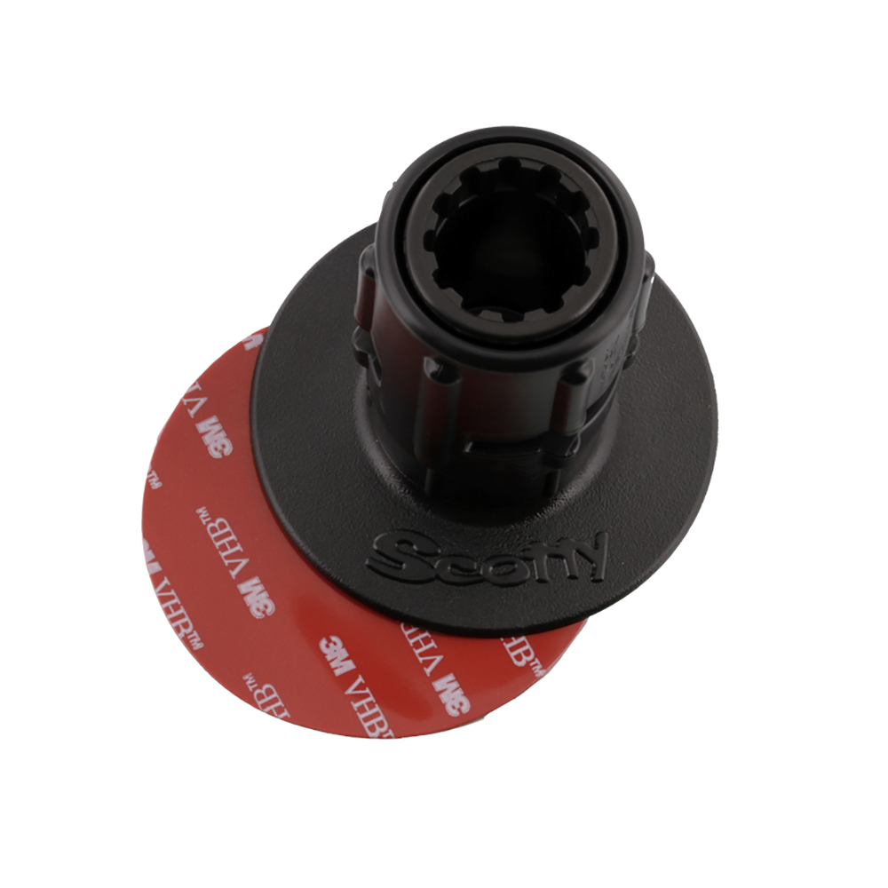 Scotty adhesive fishing mount with 3M VHB pad