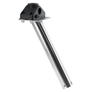 Aluminum adjustable boat seat pedestal mount