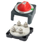 Marine battery disconnect switch, separated components