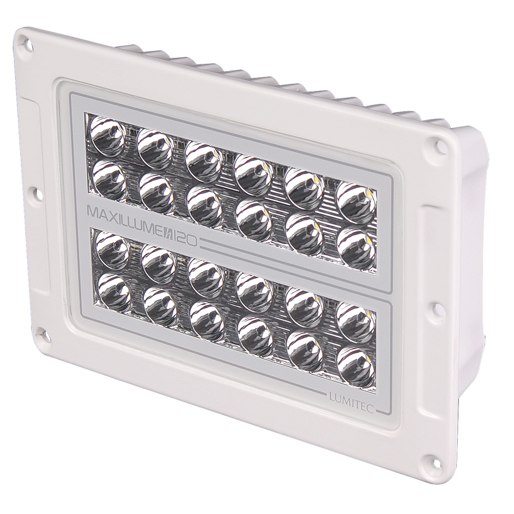 White LED floodlight with multiple bulbs.