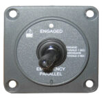 Emergency parallel switch with toggle.