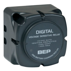 Digital voltage sensitive relay for second battery charging.