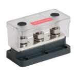 DC positive terminal busbar with cover