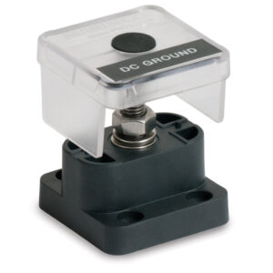 DC ground terminal with cover