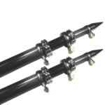 Carbon fiber speargun barrels with metal fittings