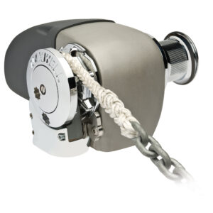 Maxwell anchor windlass with rope and chain