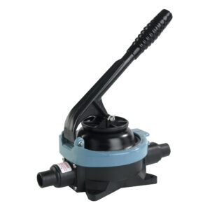 Manual hand pump with handle and valves