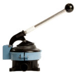 Manual bilge pump with long handle