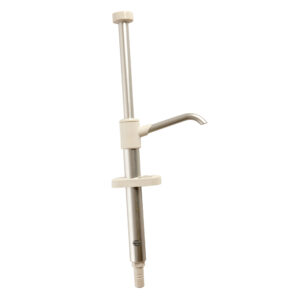 Laboratory manual pipettor with adjustable volume.